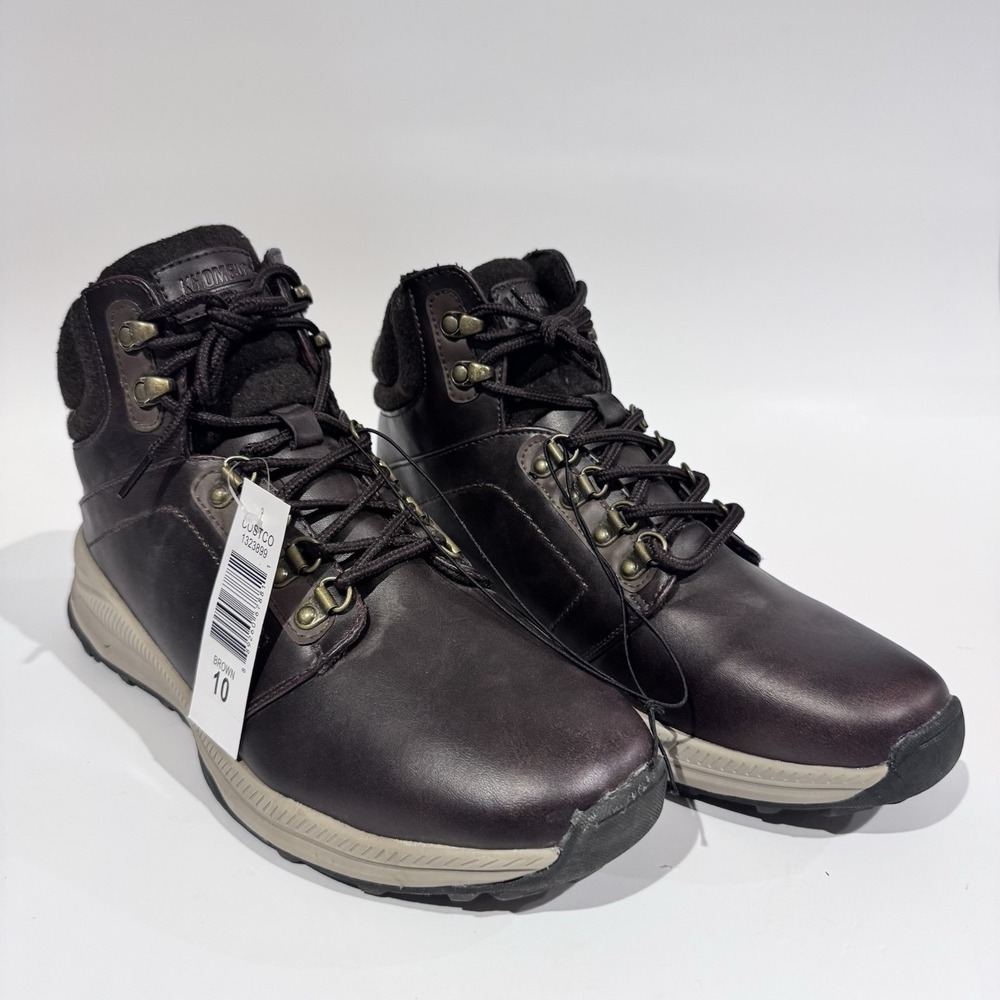 NEW Khombu Nick Leather Memory Foam Men's 10 Outdoor Hiker‎ Work Boots | 1323899